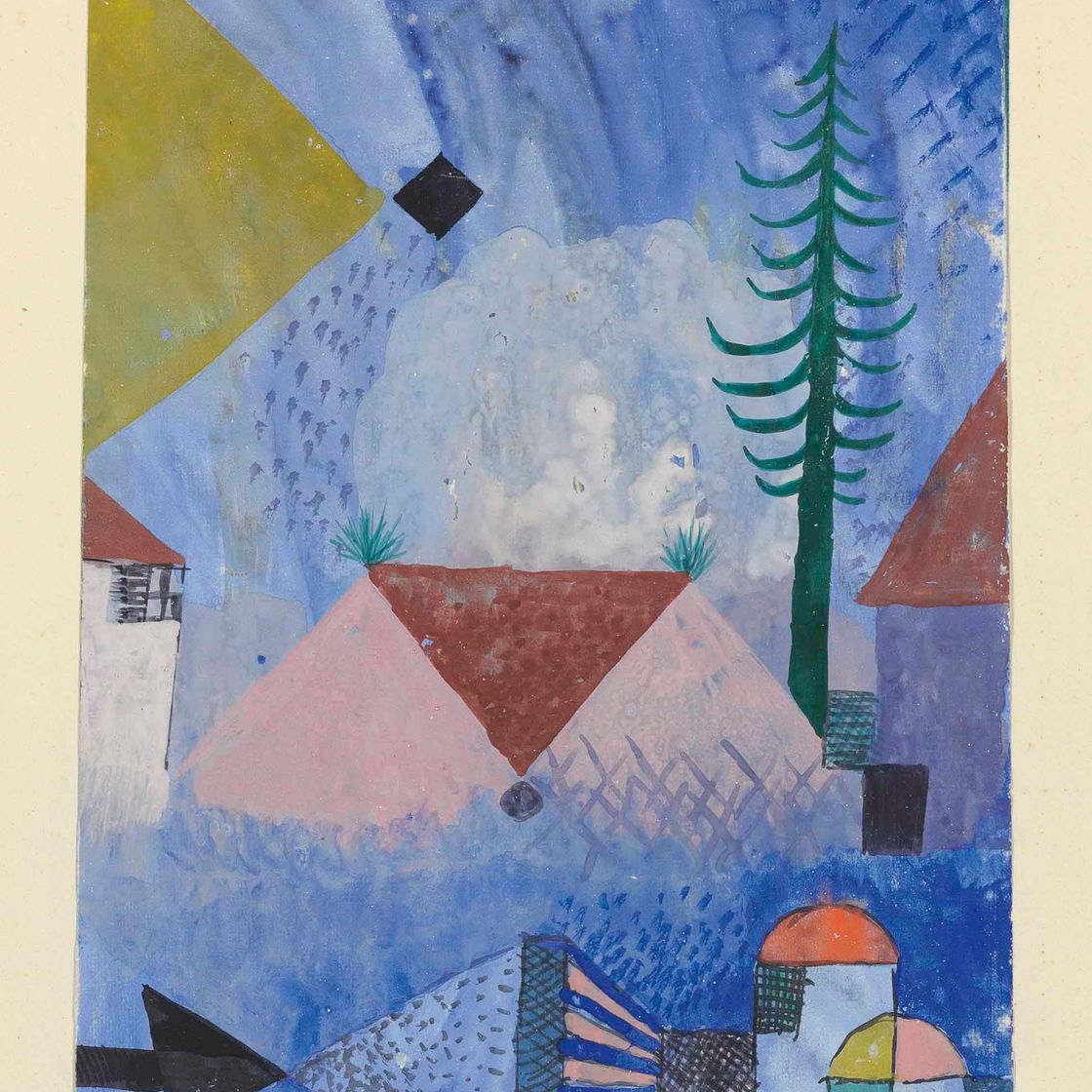 Paul Klee — Энхлихт ви 147 мит шлангер грюнер Танне
