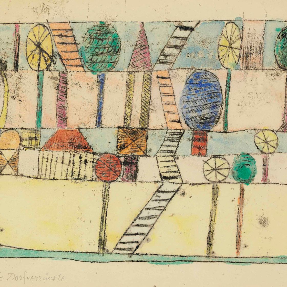 Paul Klee — Умирающий Дорфверрюкте