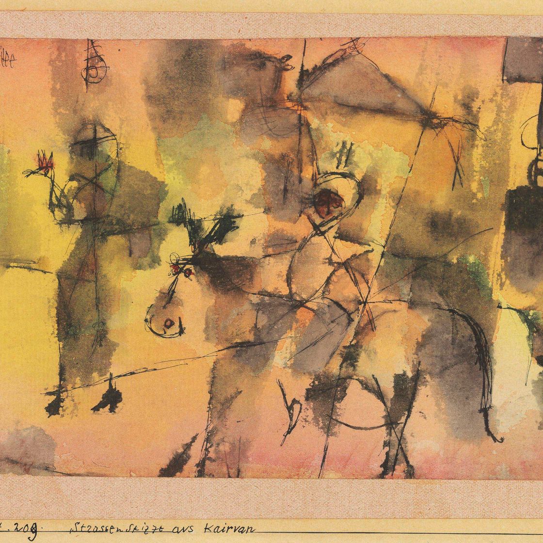 Paul Klee — Страссенскиззе в Кайруане