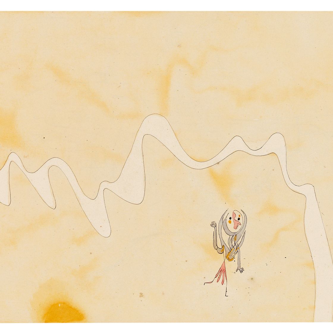 Paul Klee — Унтен дуршлюпфенд (проскальзывает снизу)