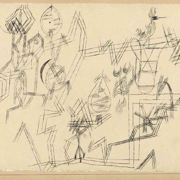 Paul Klee — Метафизический блатт для Фогельвельта