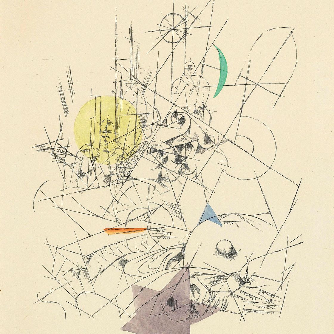 Paul Klee — Движение вверх и вниз по течению (Корнфельд, 68 II.bB)