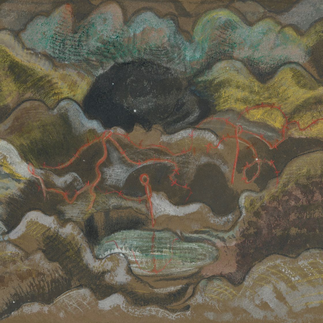 Paul Nash — Измученная земля (Грязь), изображение 1