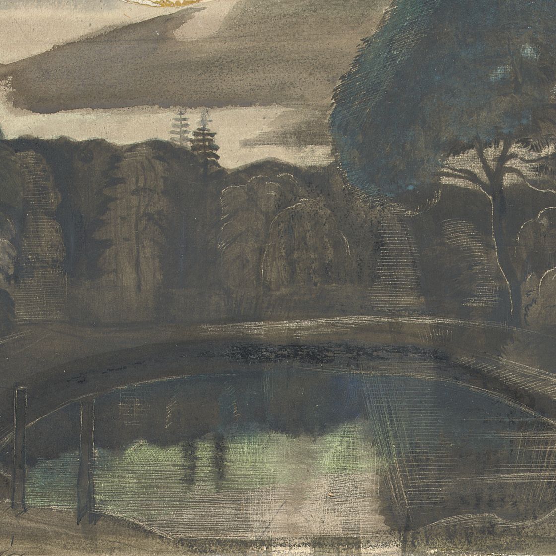 Paul Nash — Темный пруд