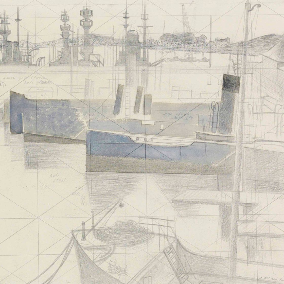 Paul Nash — Тулонская гавань