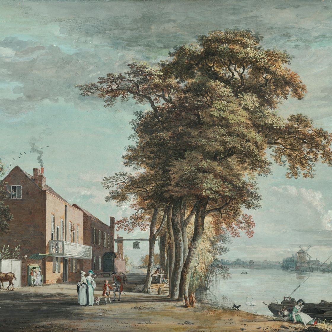 Paul Sandby — Таверна "Распростертый орел", Миллбанк, изображение 1