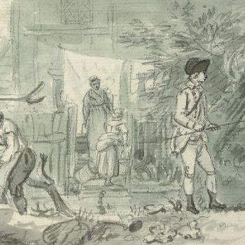 Paul Sandby — Цифры в Бейсуотере
