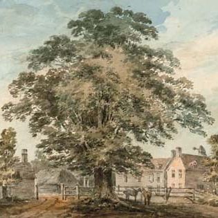 Paul Sandby — Лошади на ферме