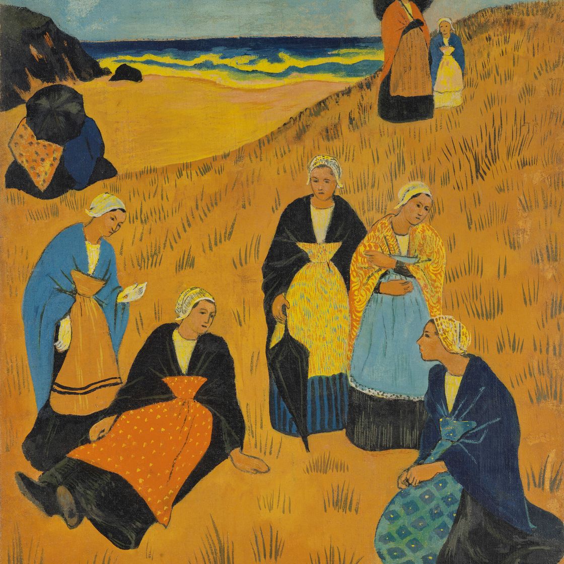 Paul Sérusier — Города Дуарнене, бретонские замки на дюнах Дуарнене, изображение 1