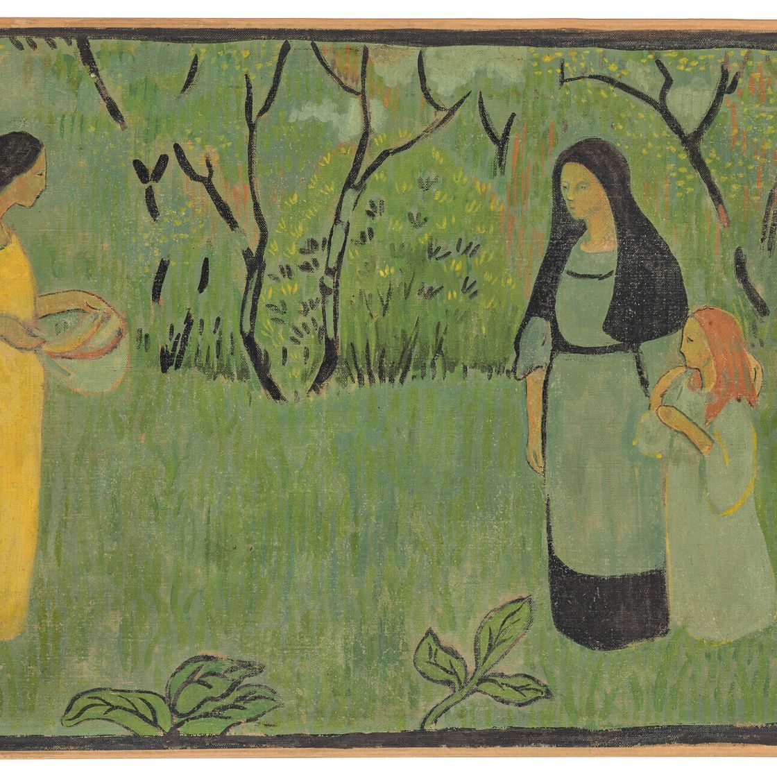 Paul Sérusier — Набережная дю Диманш (Желтые одежды), изображение 2