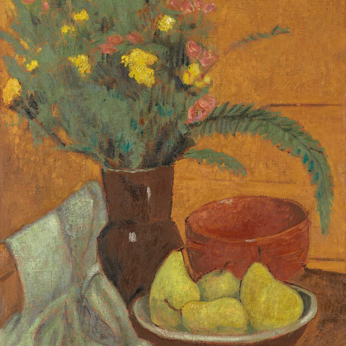 Paul Sérusier — Смерть природы среди яств и фужерный букет