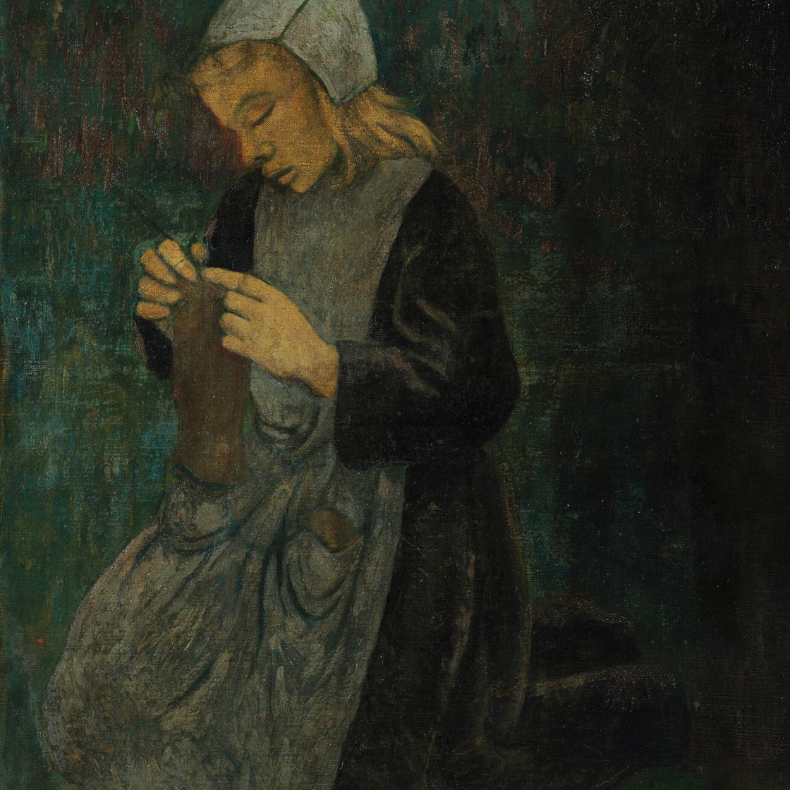 Paul Sérusier — Молодое бретонское трикотажное платье, изображение 1