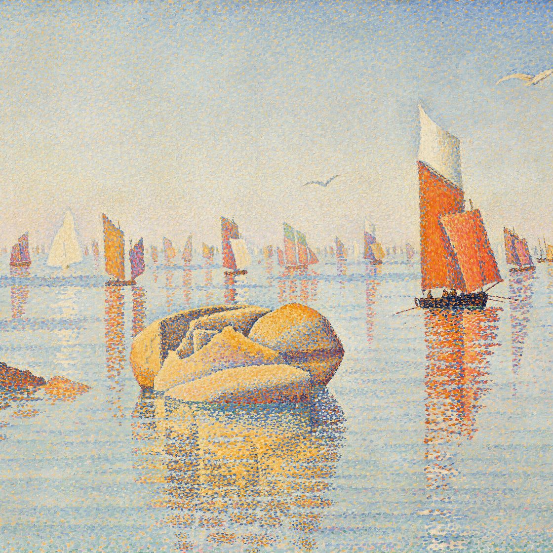Paul Signac — Конкарно, "Утренняя тишина" (опус № 219, ларгетто), изображение 1