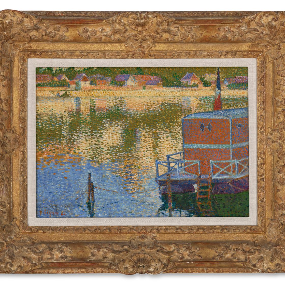 Paul Signac — Ле-Андели, ле-бен (опус № 137, Ле-бен по-Лукасовски), изображение 2