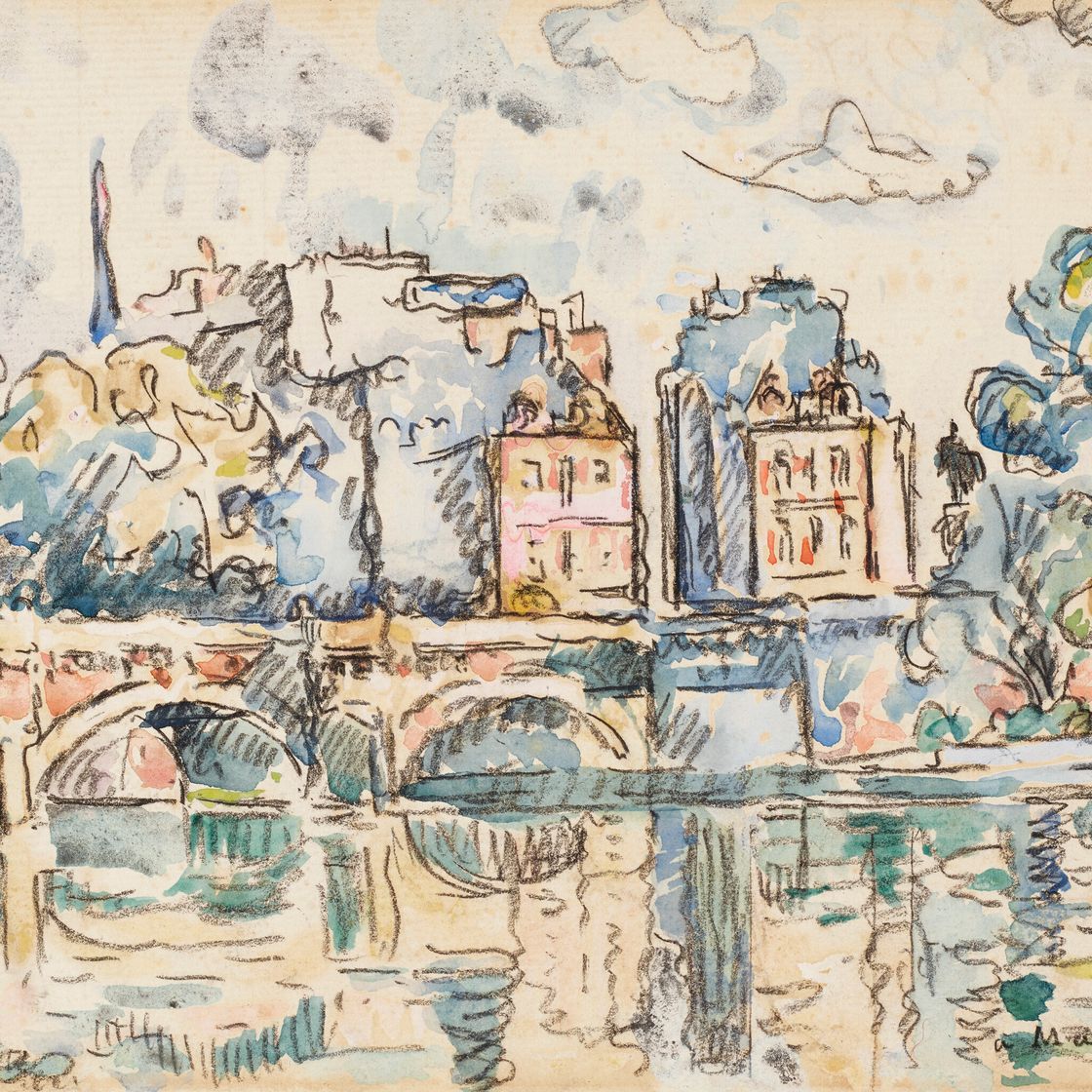 Paul Signac — Париж. Ле-Пон-Неф, изображение 1