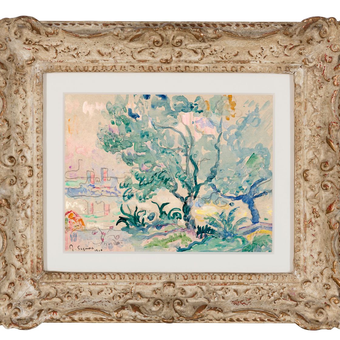 Paul Signac — Антиб, вю депюи Жуан-Ле-Пен, изображение 2