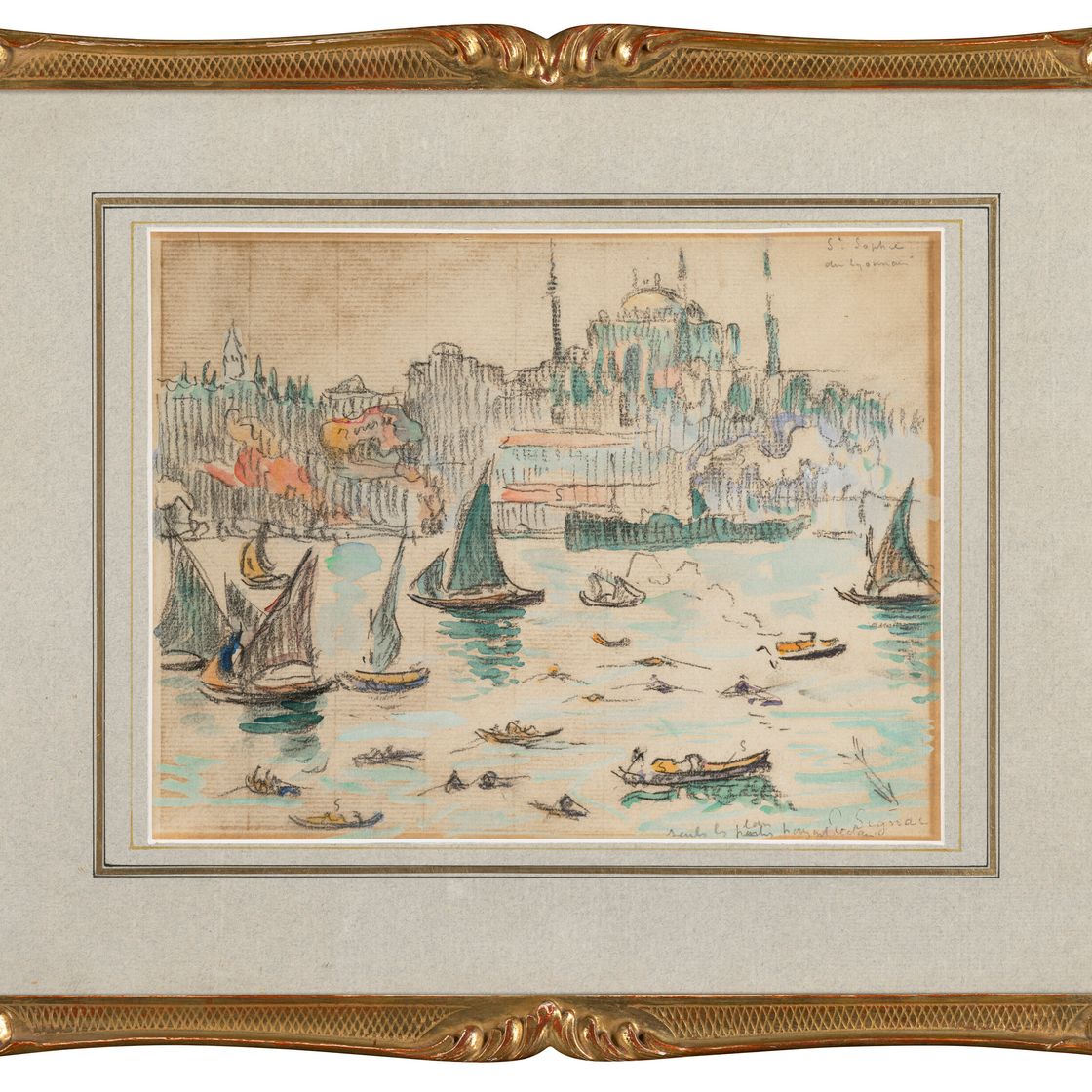 Paul Signac — Константинополь, Сент-Софи, изображение 4