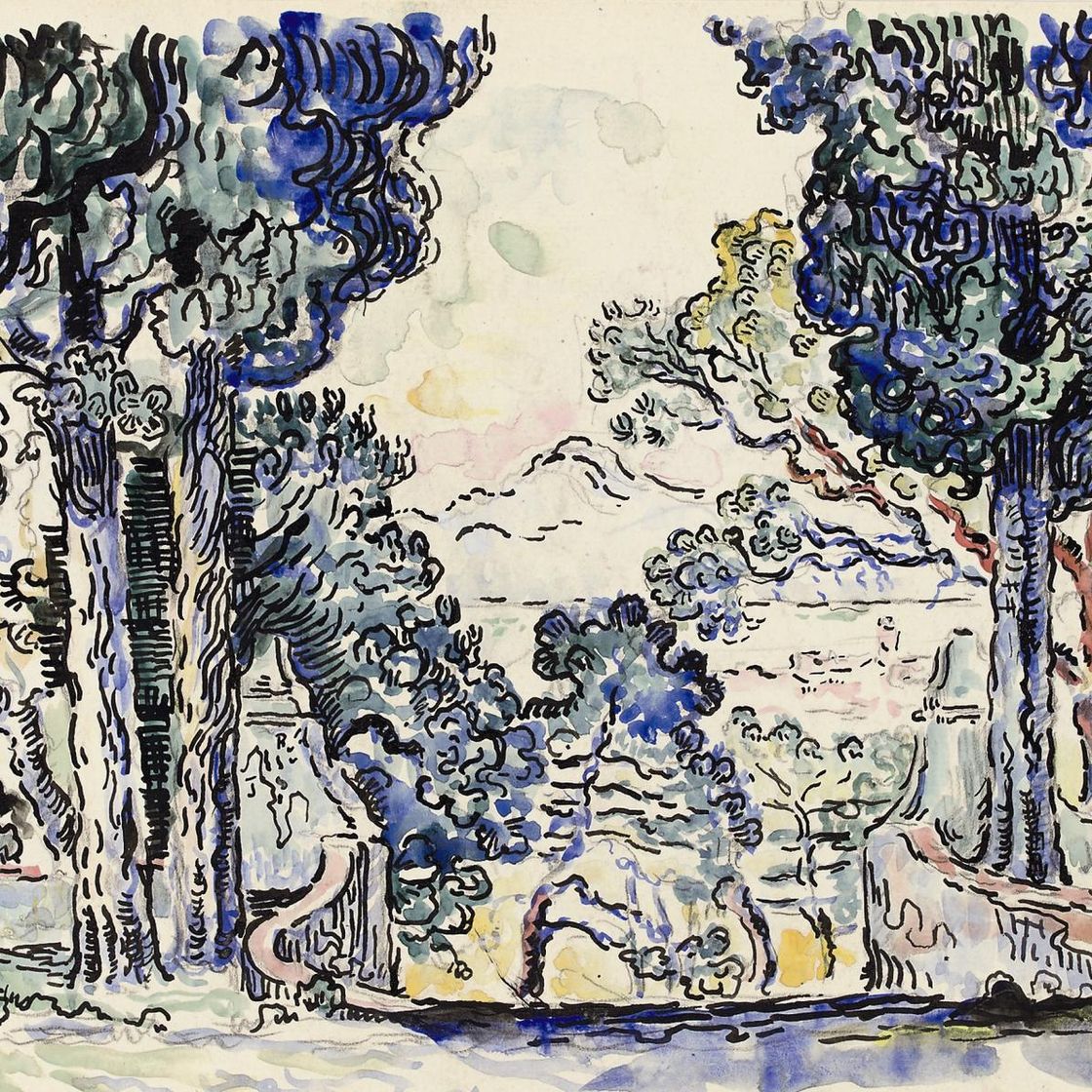 Paul Signac — Кипрские острова Святой Анны, Сен-Тропе