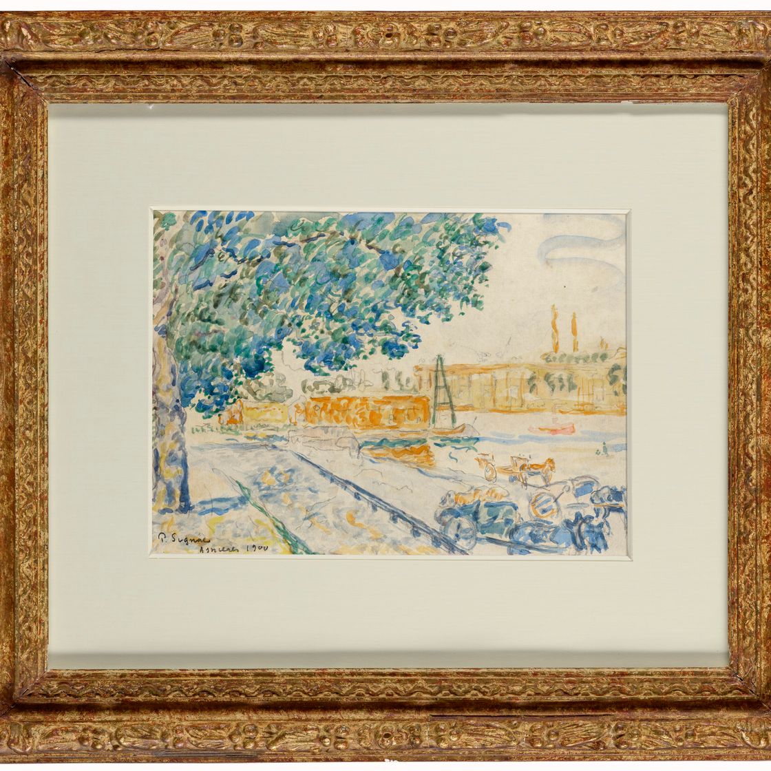 Paul Signac — Сена в Аньере, изображение 2