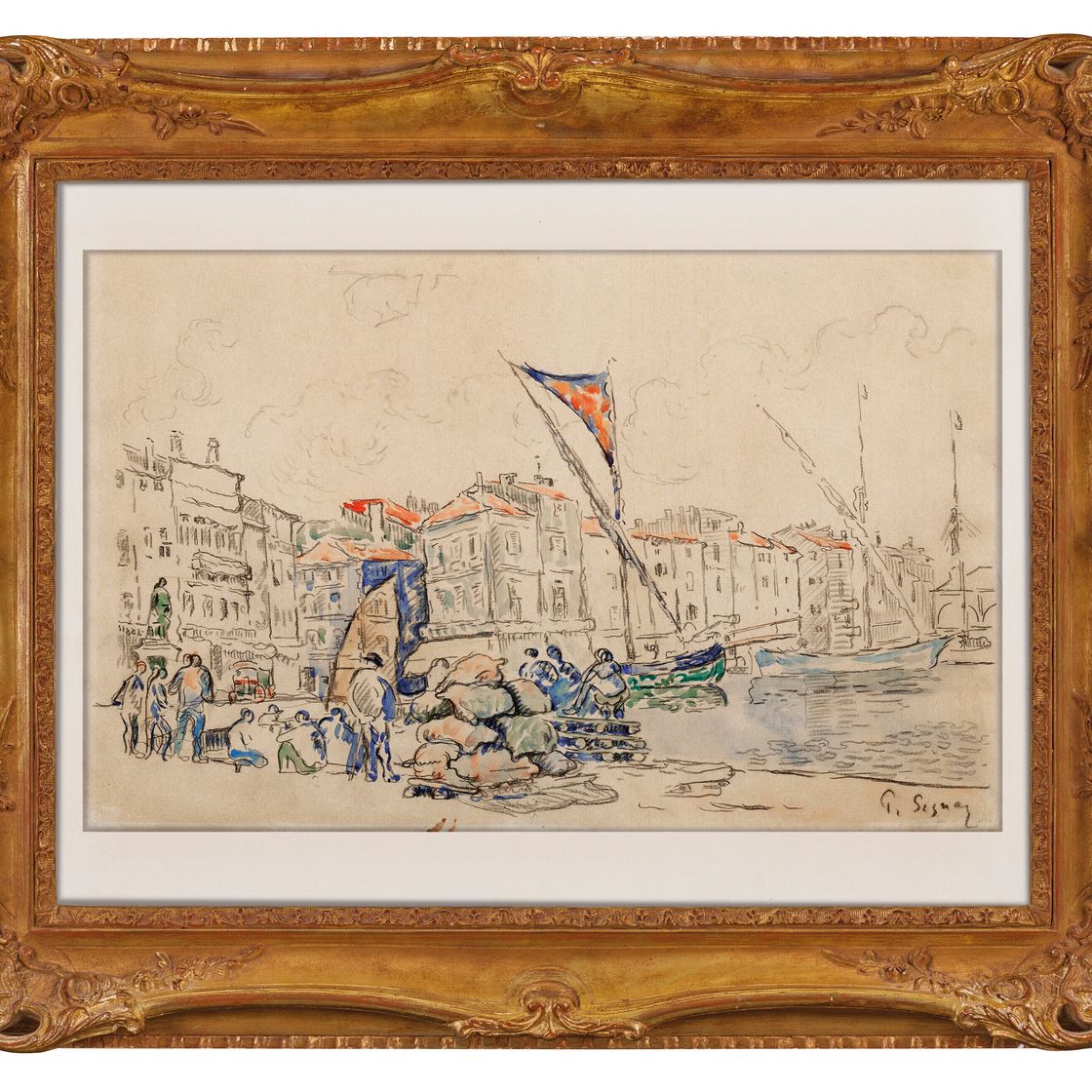 Paul Signac — Сен-Тропе, Ле-Порт, изображение 2
