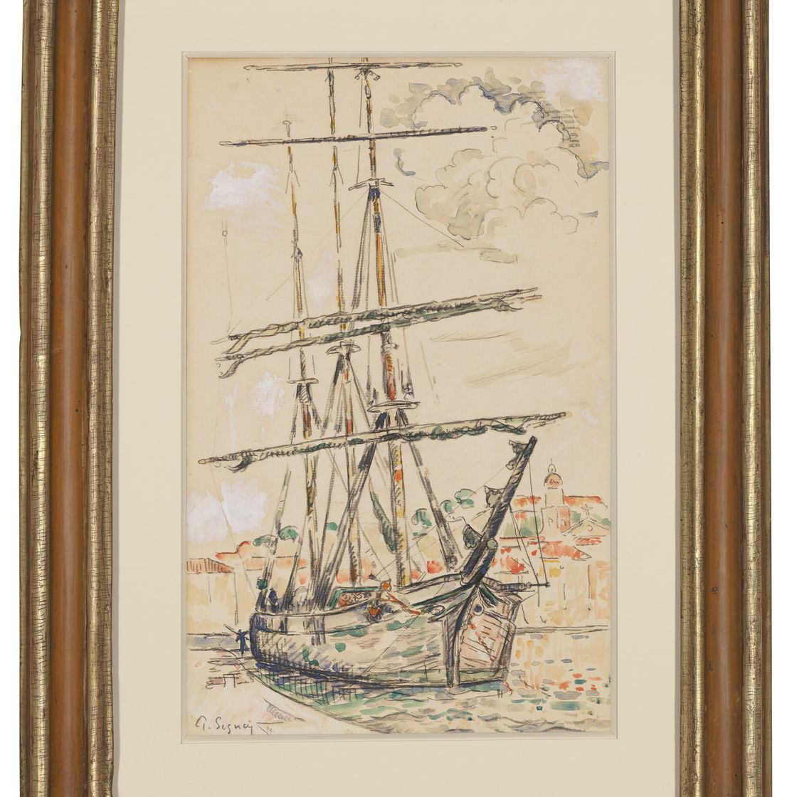 Paul Signac — Сен-Тропе, набережная Труа-Матс-а-ке, изображение 2