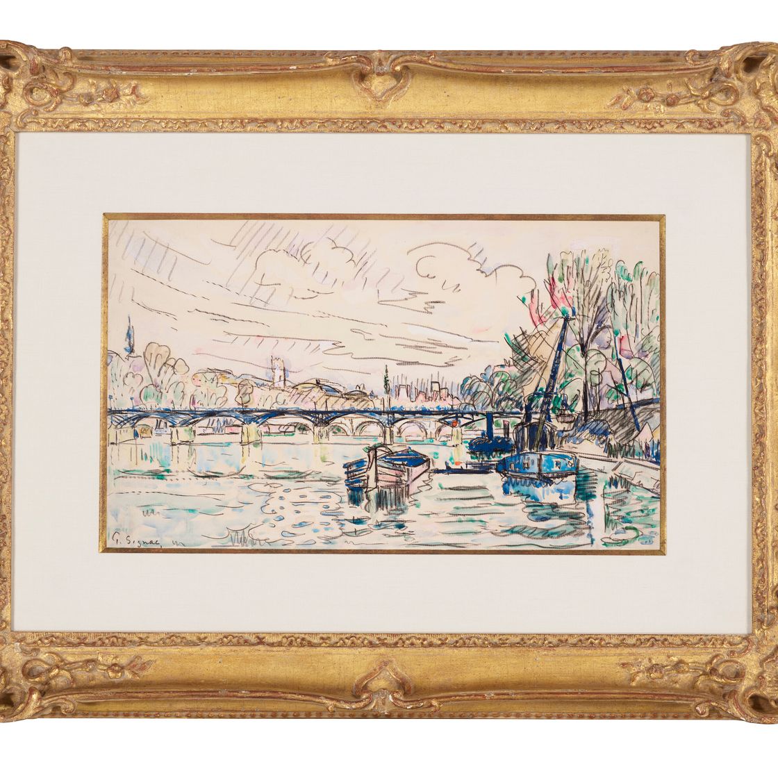 Paul Signac — Париж. Мост искусств, изображение 2