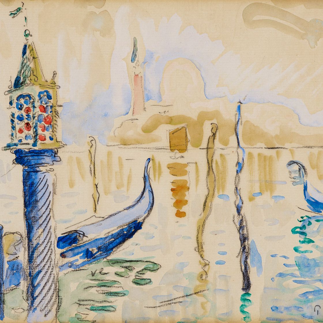 Paul Signac — Венеция, Фаналь-дю-Трагетто, изображение 1