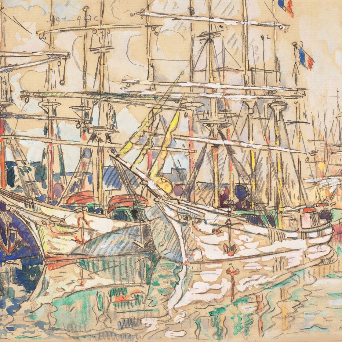 Paul Signac — Сен-Мало, набережная Летты, изображение 1