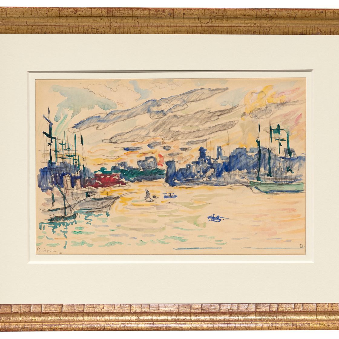 Paul Signac — Марсель. Старый порт, изображение 2