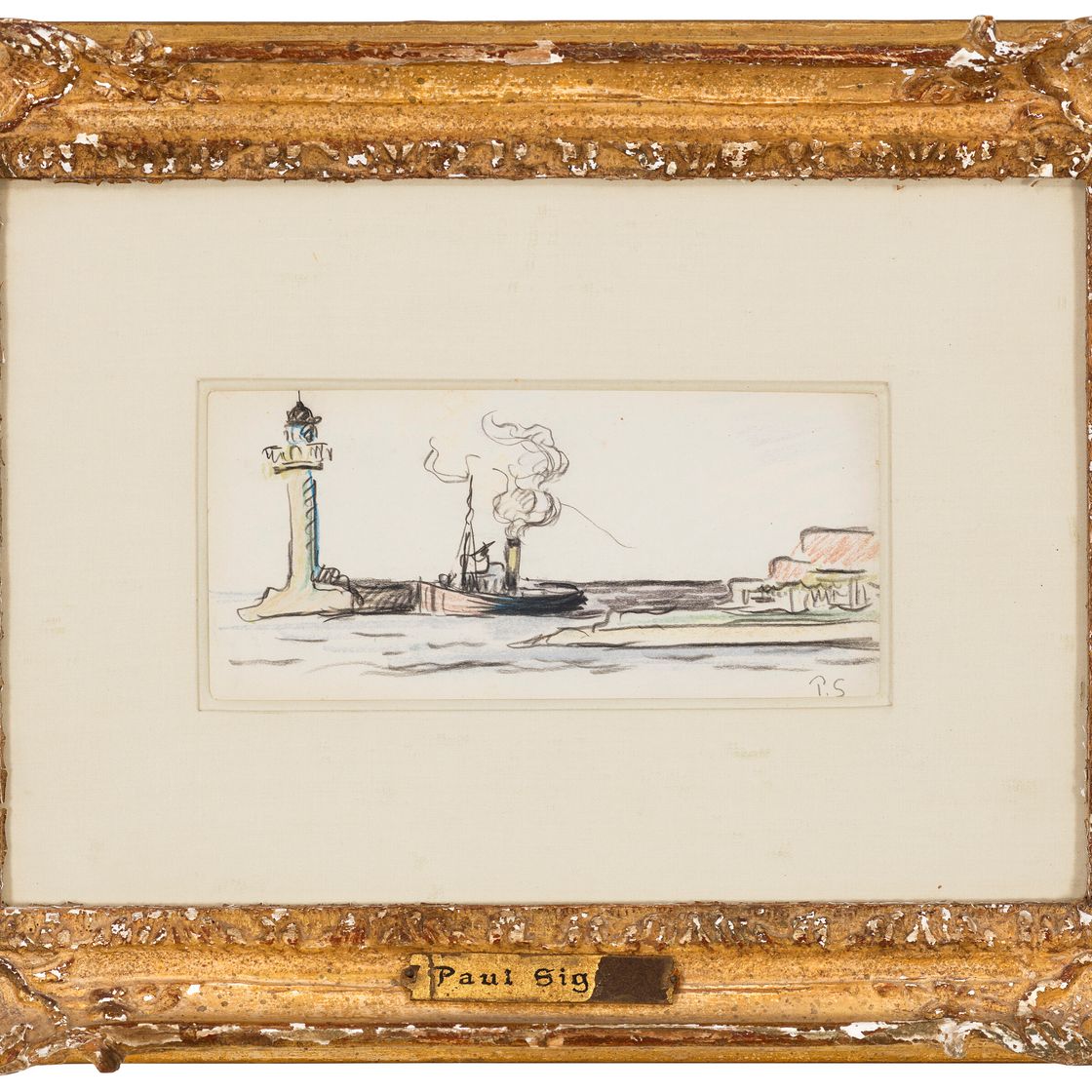 Paul Signac — Сен-Тропе. Ле Фар, изображение 2