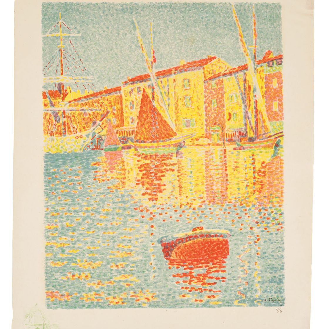 Paul Signac — Ла-Буэ (Сен-Тропе: Ле-Порт)