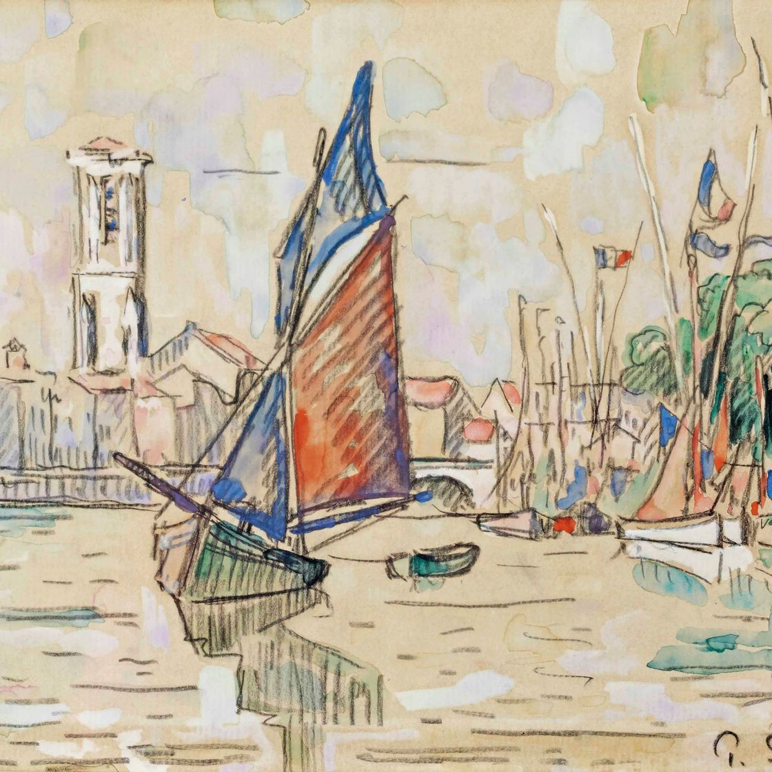 Paul Signac — Бато в порту