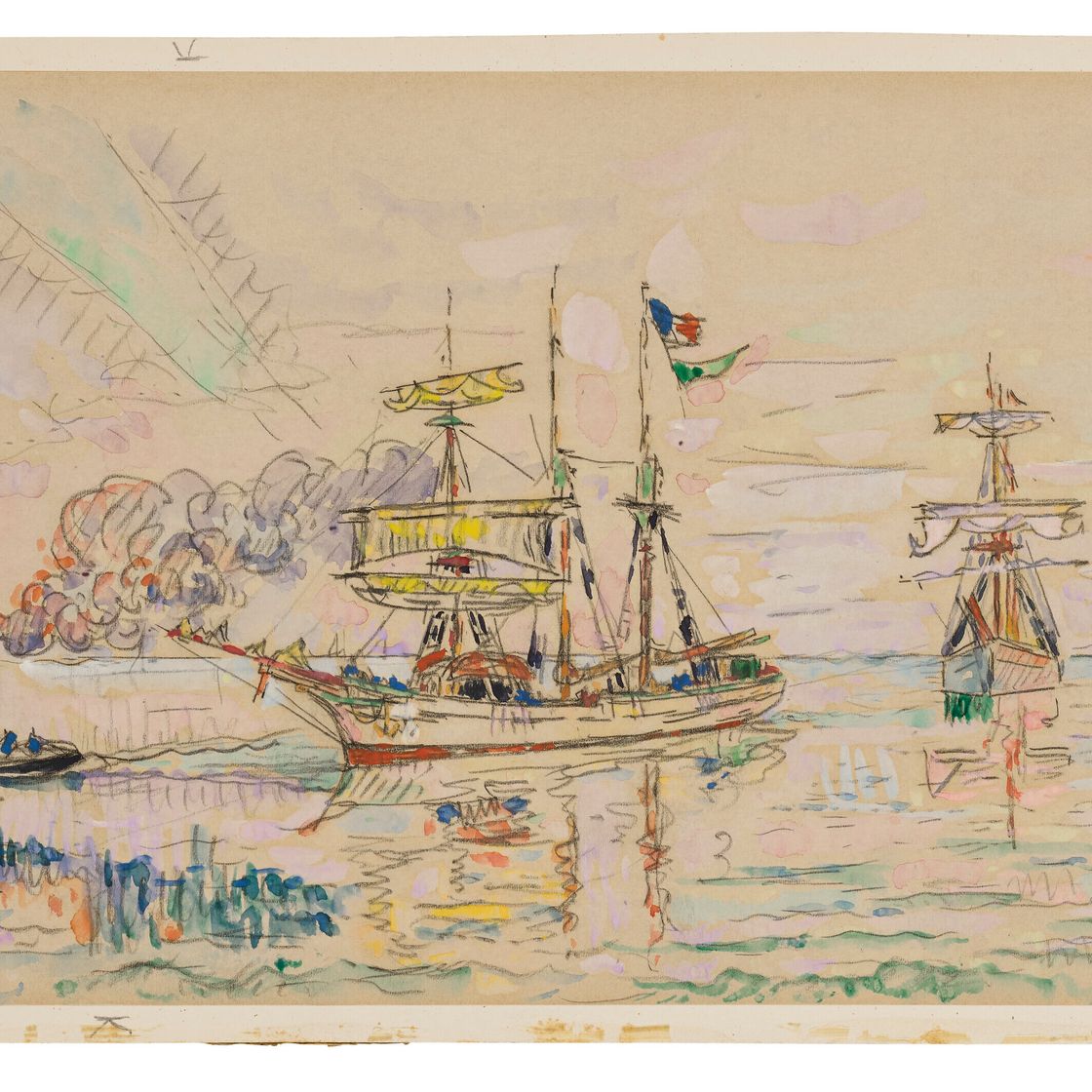 Paul Signac — Сен-Мало. Лес Терреневас, изображение 2