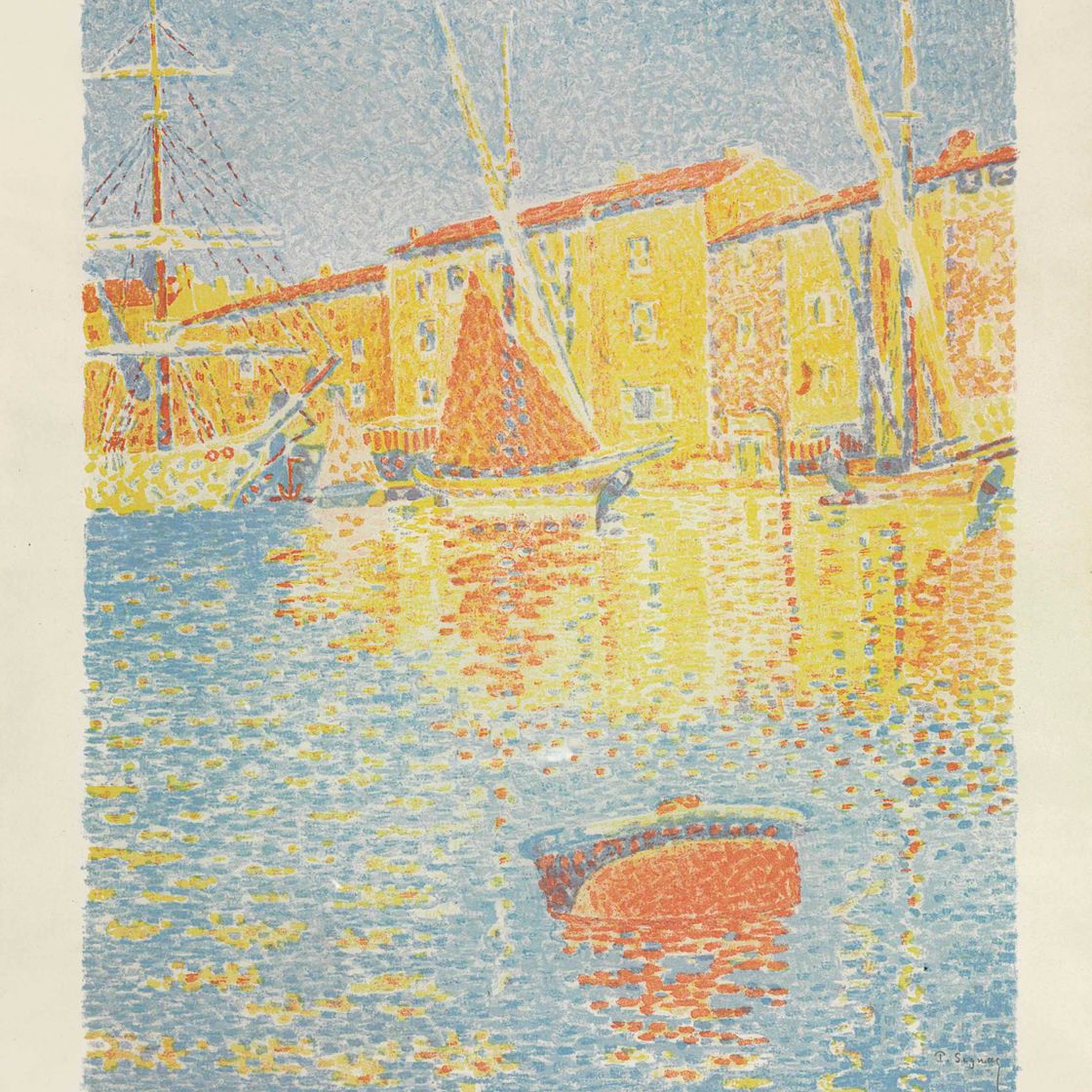 Paul Signac — Ла-Буэ, Сен-Тропе; ле-Порт