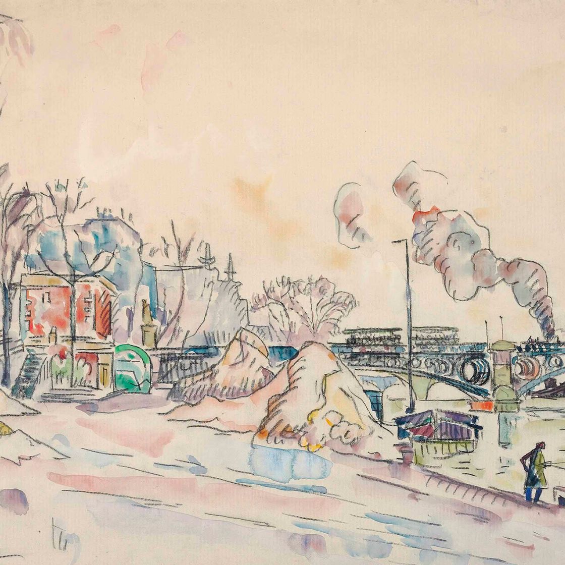 Paul Signac — Париж, Мост искусств