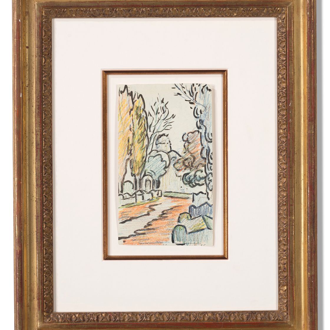 Paul Signac — Алискамп в Арле ( спереди и сзади ), изображение 3
