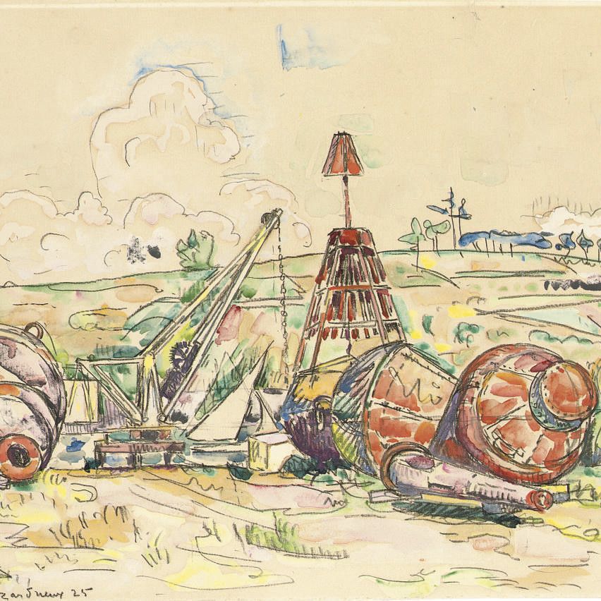 Paul Signac — Лес Буэй