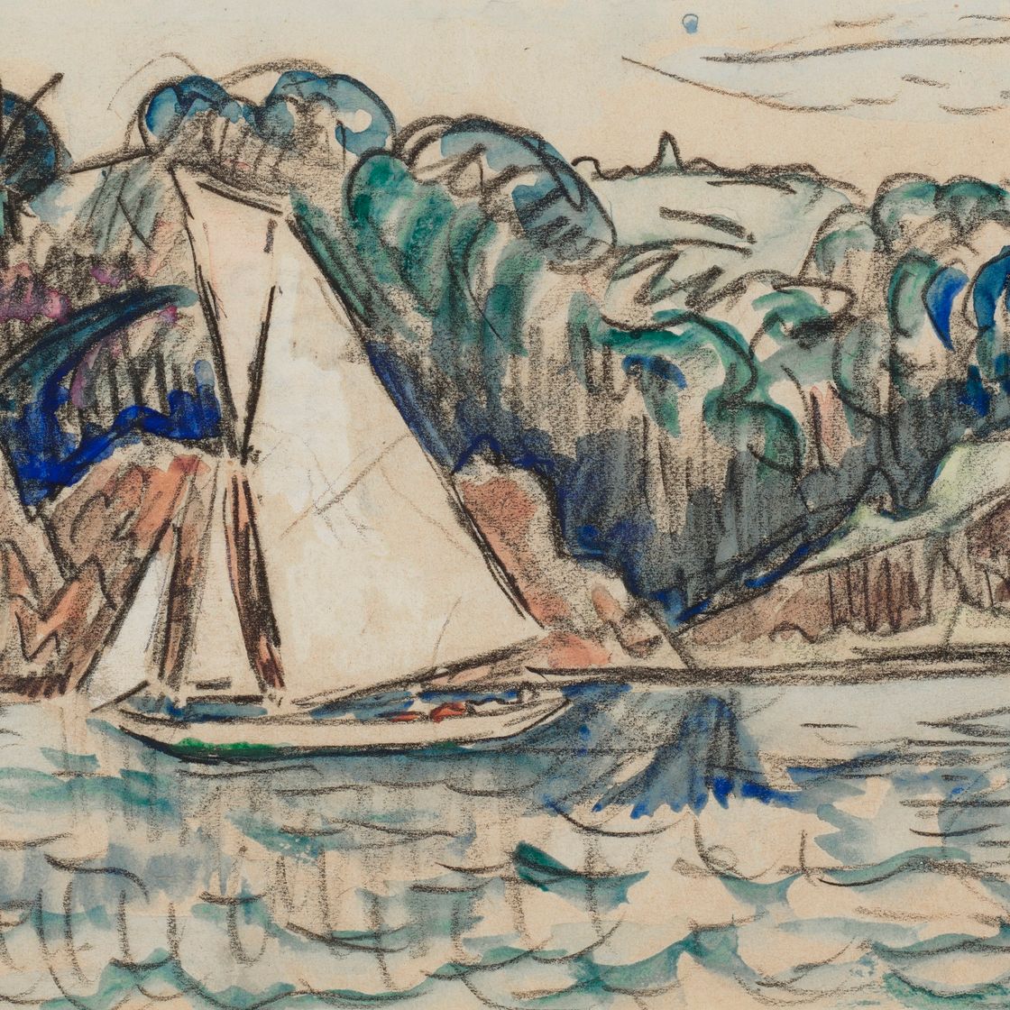 Paul Signac — Вуаль-навигатор в ле-Трие, изображение 1