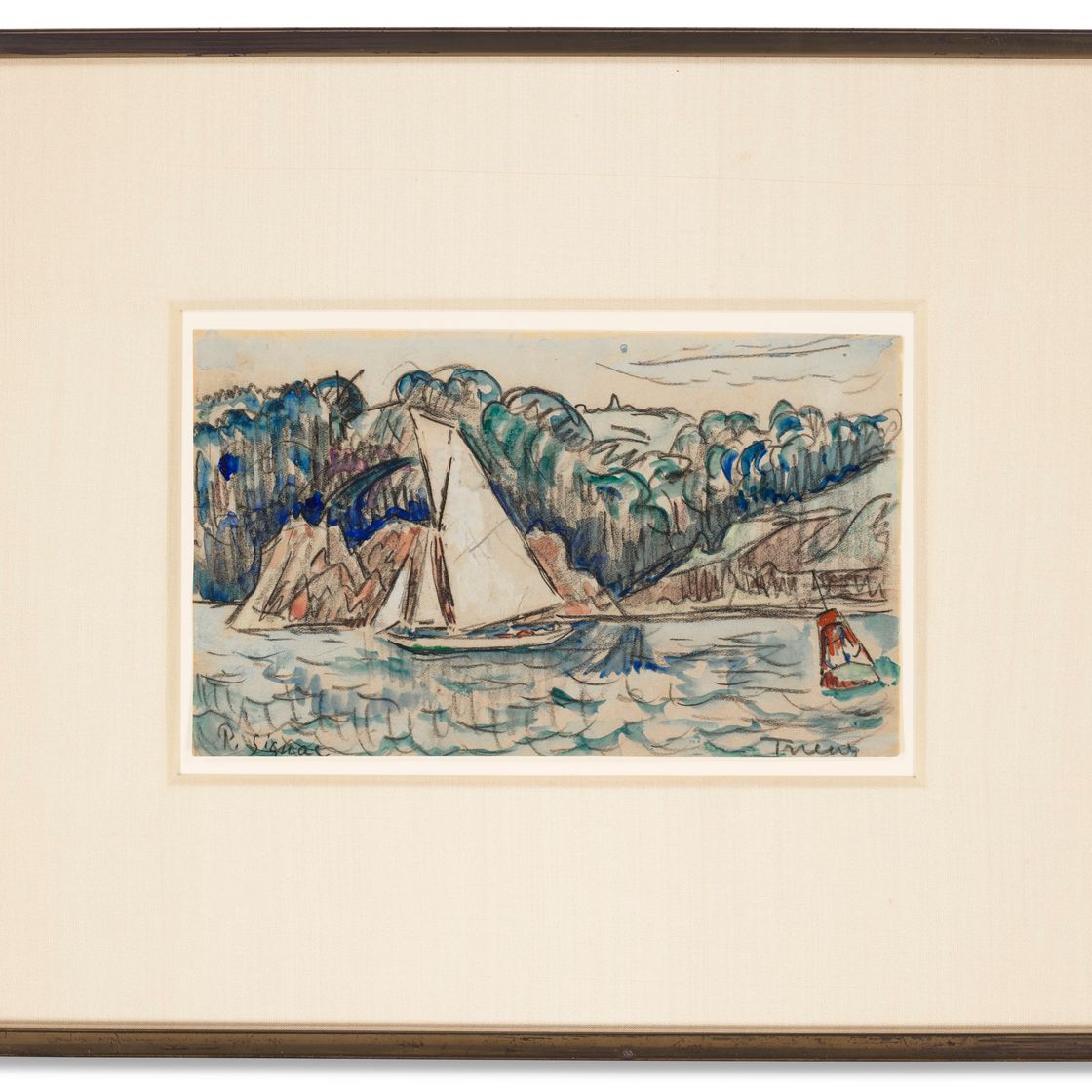 Paul Signac — Вуаль-навигатор в ле-Трие, изображение 2