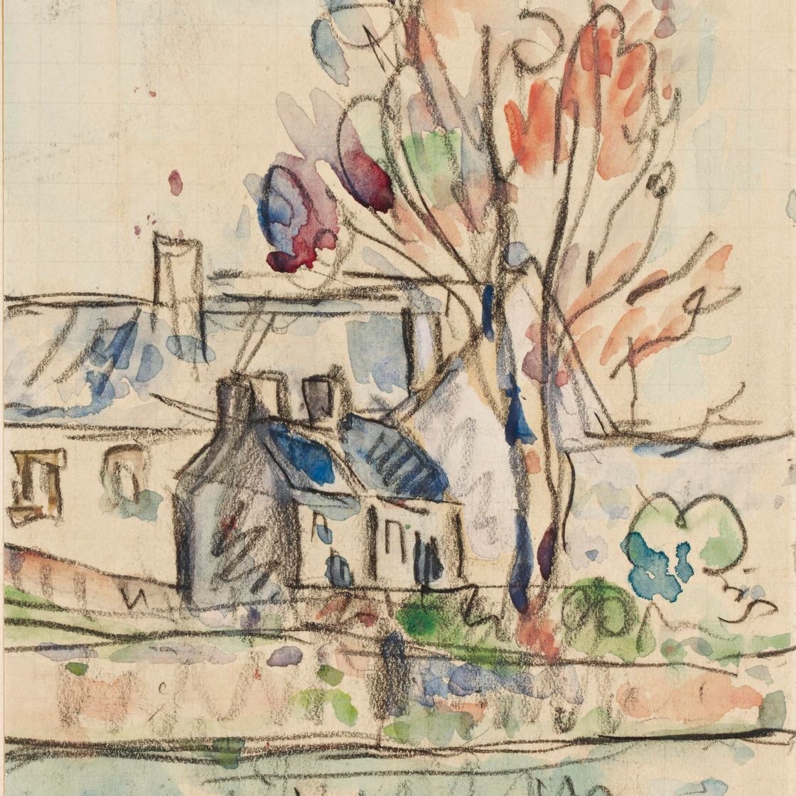 Paul Signac — Дома на берегу канала