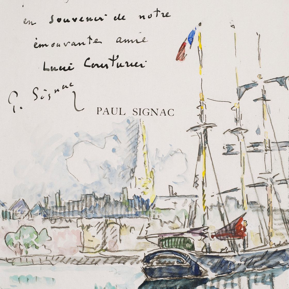 Paul Signac — Путешествие по Анкре, по большому бретонскому порту, изображение 1