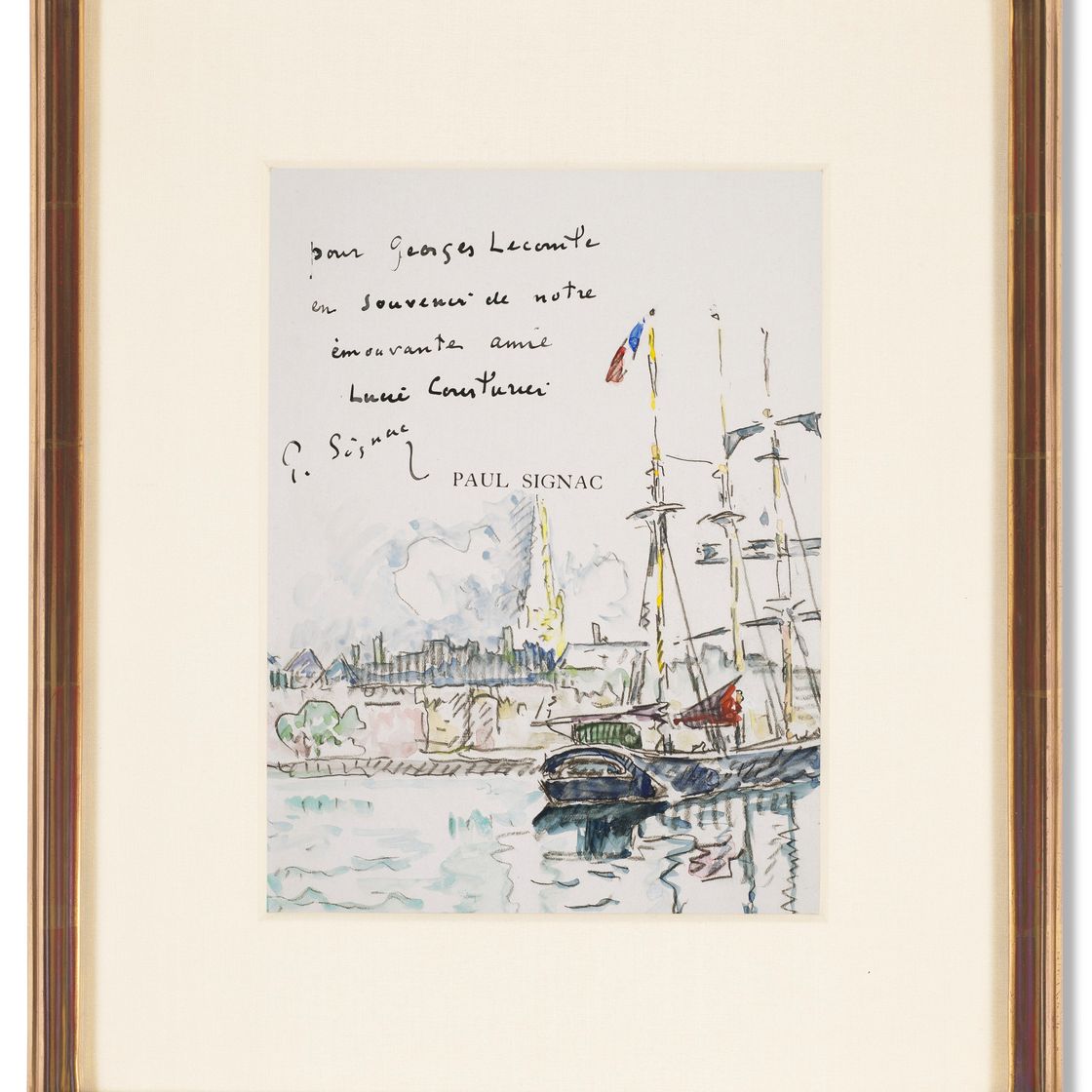 Paul Signac — Путешествие по Анкре, по большому бретонскому порту, изображение 2