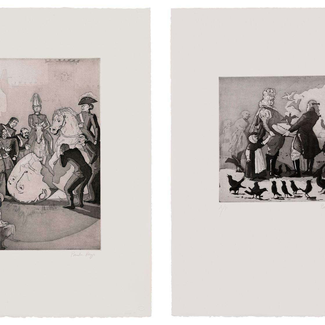 Paula Rego — Шалтай-Болтай, и спой песенку за шесть пенсов, из детских стишков