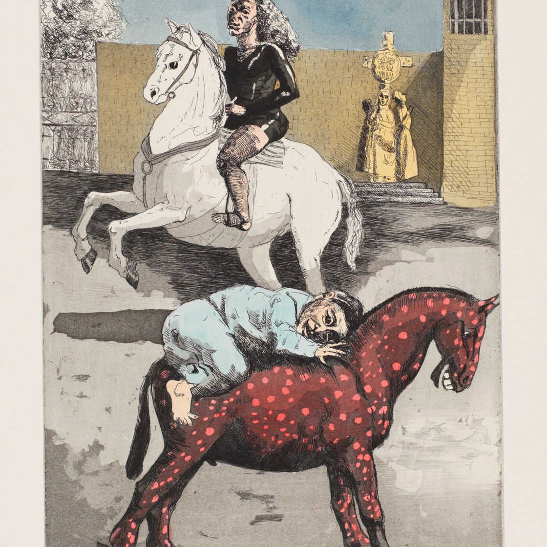 Paula Rego — Прокатись на петушиной лошадке, из: Детские стишки