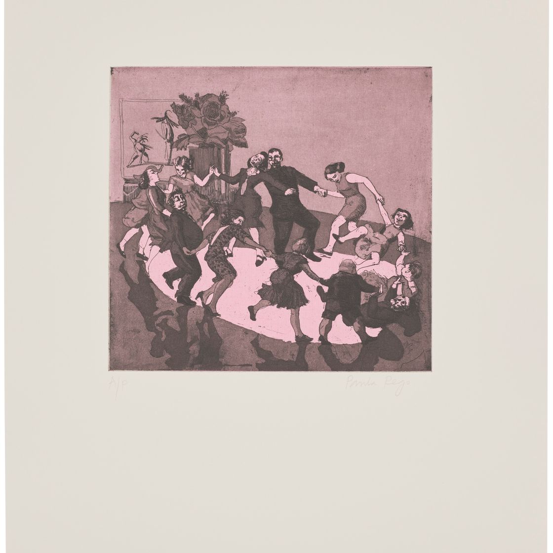 Paula Rego — Кольцо-а-кольцо из роз, из: Детские стишки