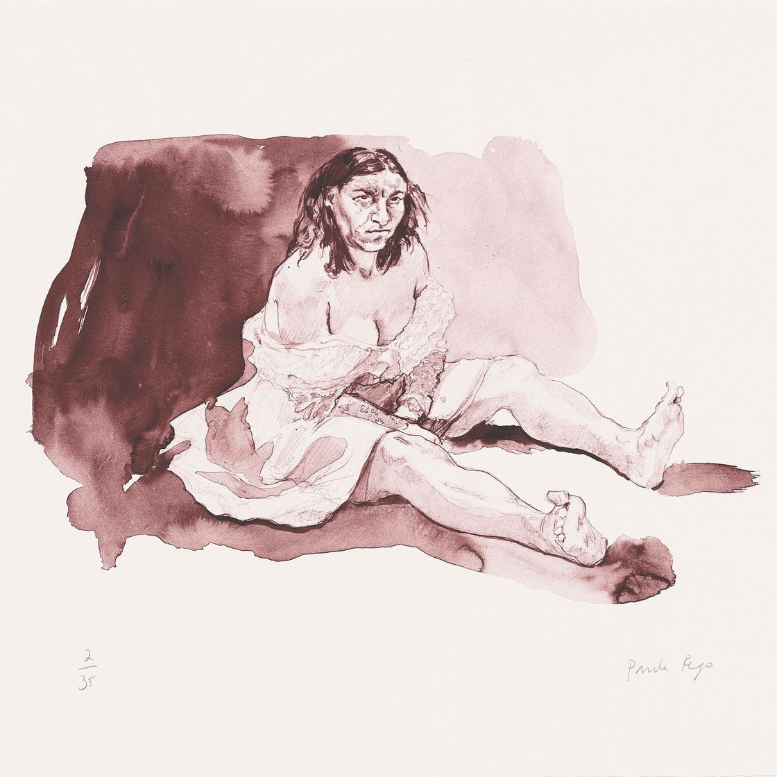 Paula Rego — Берта, от: Джейн Эйр - Поэзия и рассказ