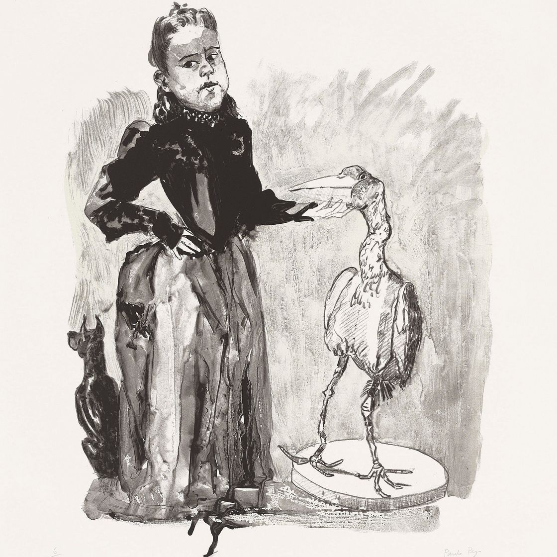Paula Rego — Кармен и птица