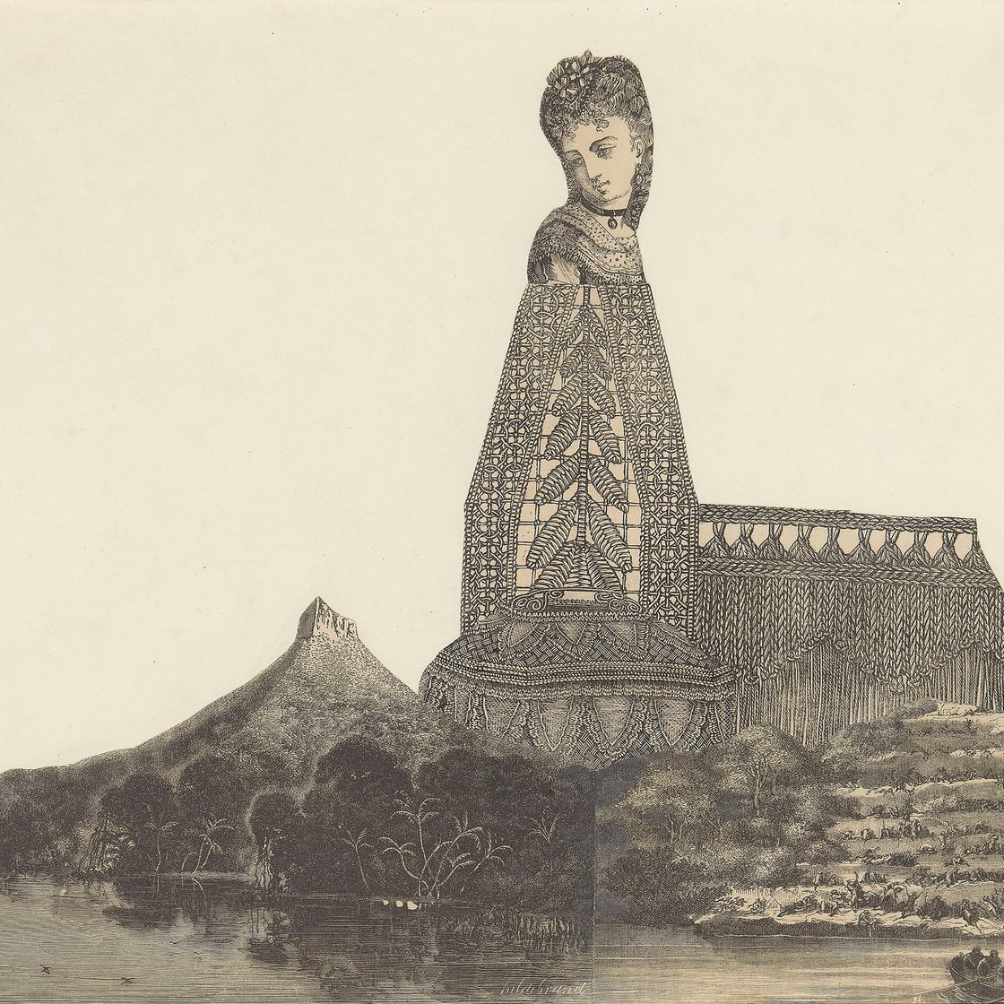Pauline Boty — Без названия (Морской пейзаж с лодками и островом)