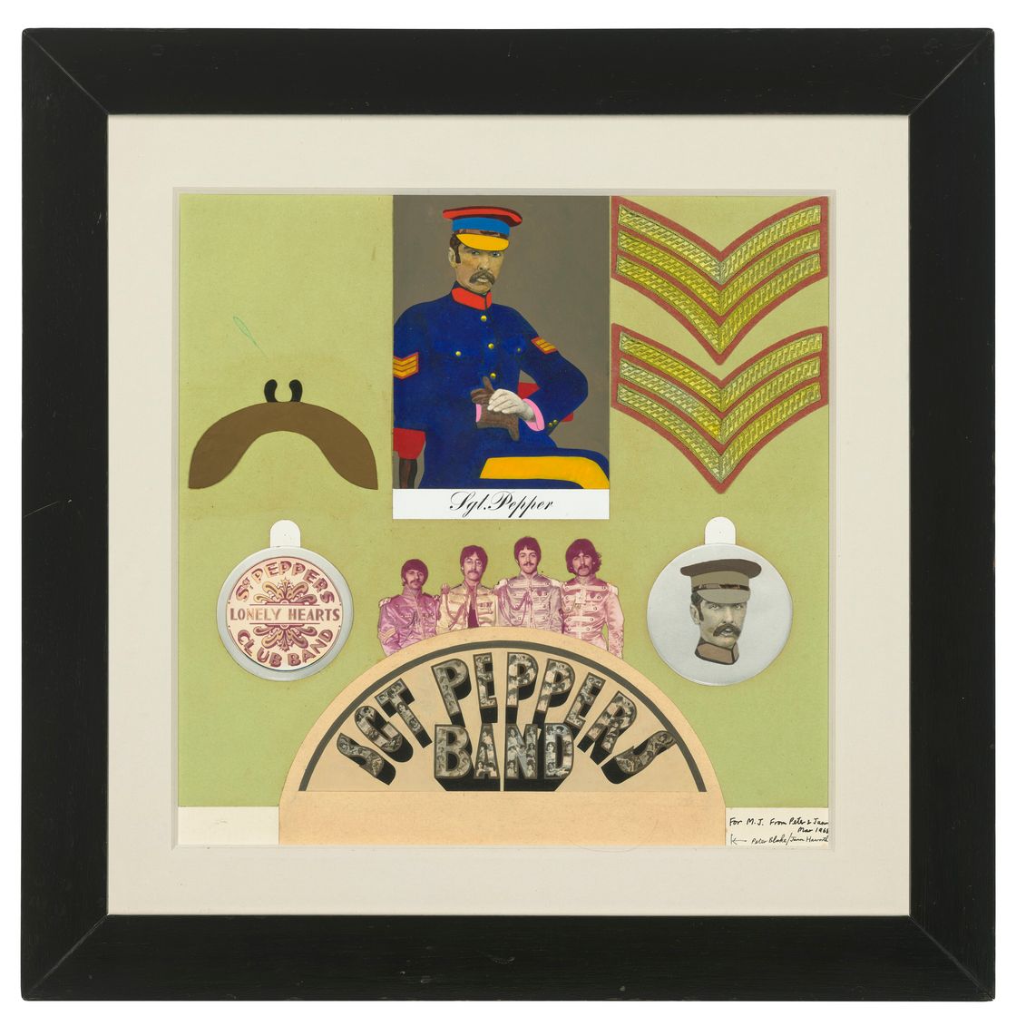Peter Blake — Вставка для группы сержанта Пеппера "Клуб одиноких сердец", изображение 2