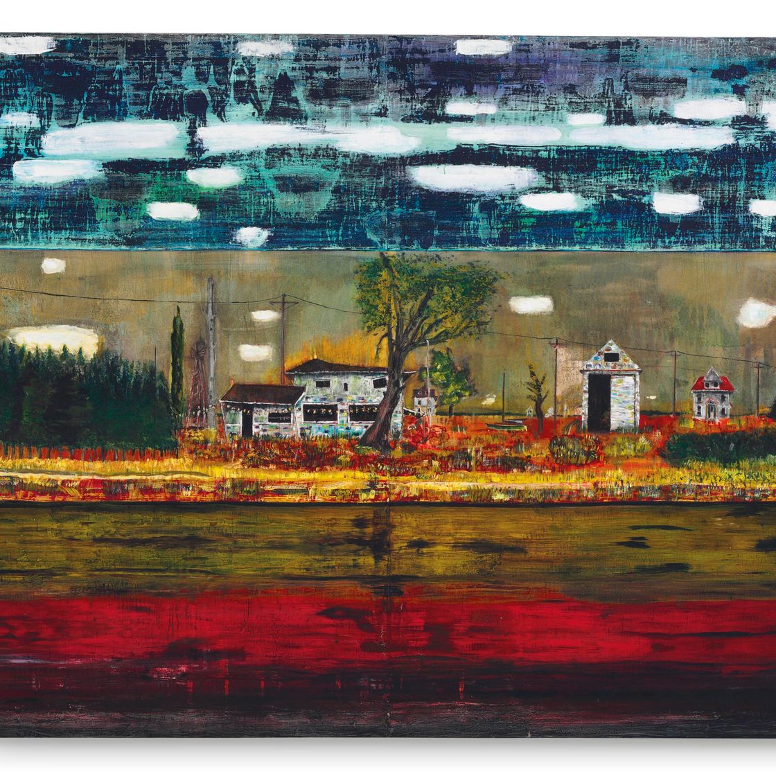Peter Doig — Придорожный дом